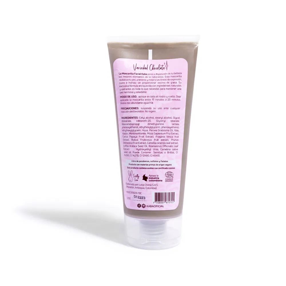 Mascarilla Facial de Chocolate Kaba 200 mL
