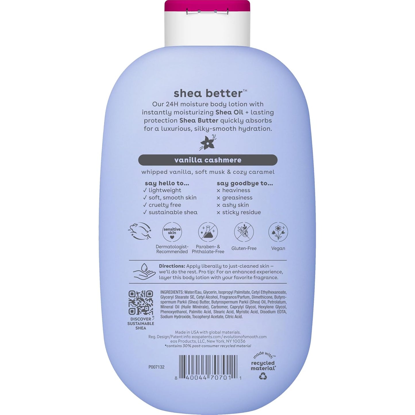 Loción corporal Vanilla Cashmere 16 Oz