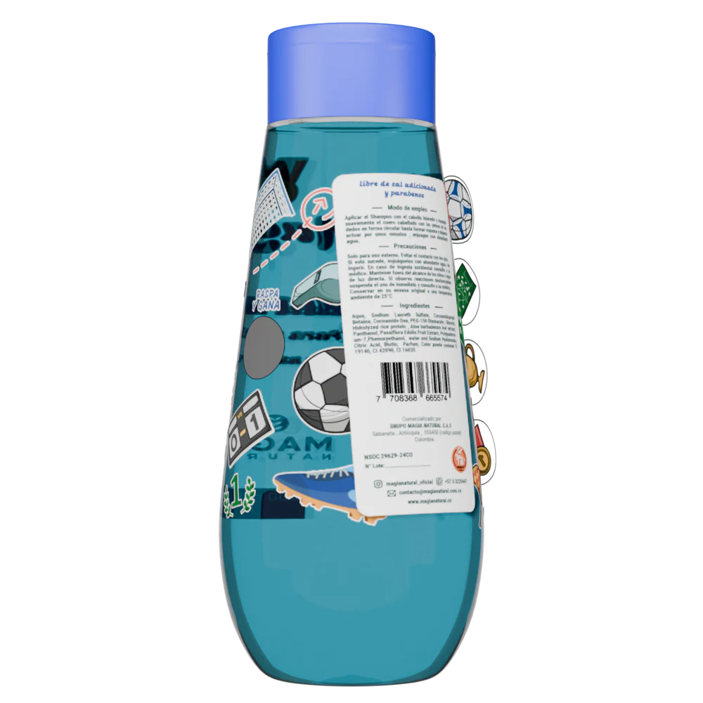 Shampoo para Niños de Crecimiento con Arroz y Maracuyá