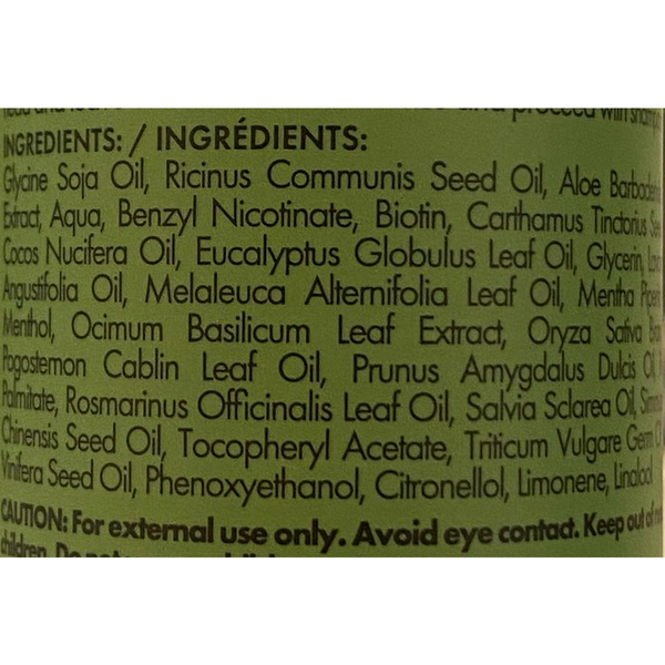 Aceite Fortalecedor para Cuero Cabelludo y Cabello de Romero y Menta 59 ml