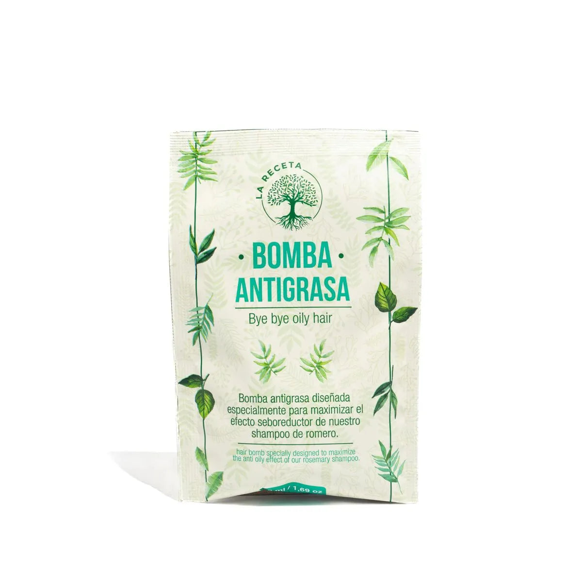 Bomba antigrasa para el cabello