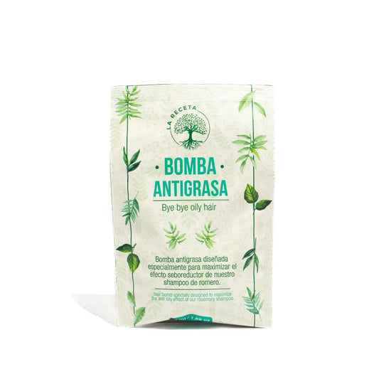 Bomba antigrasa para el cabello