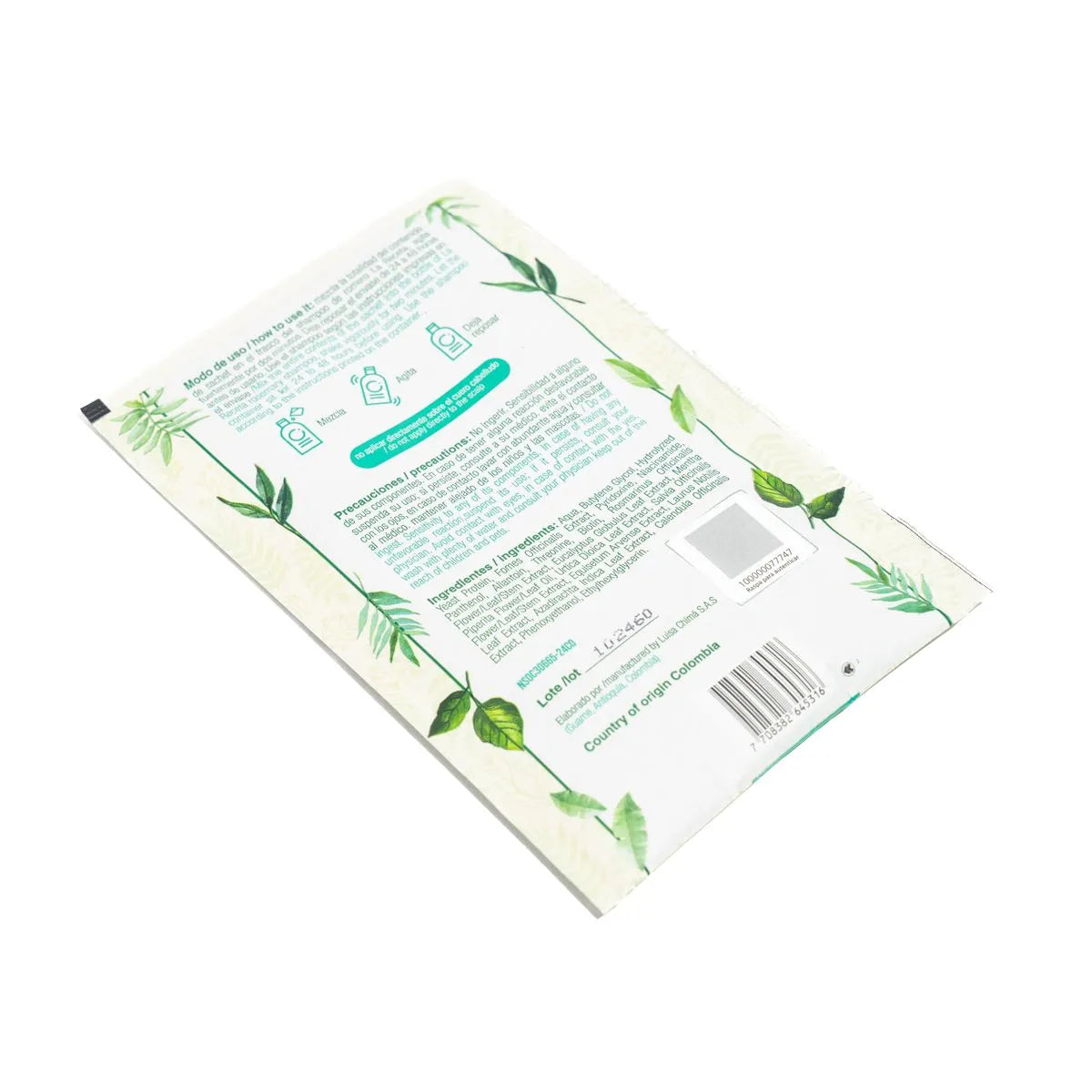 Bomba antigrasa para el cabello