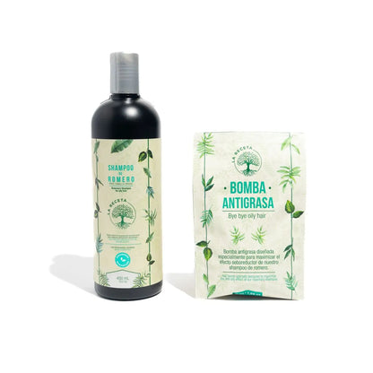 Bomba antigrasa para el cabello