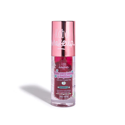 Tinta para Labios y Mejillas Strawberry Kaba Makeup 5 mL