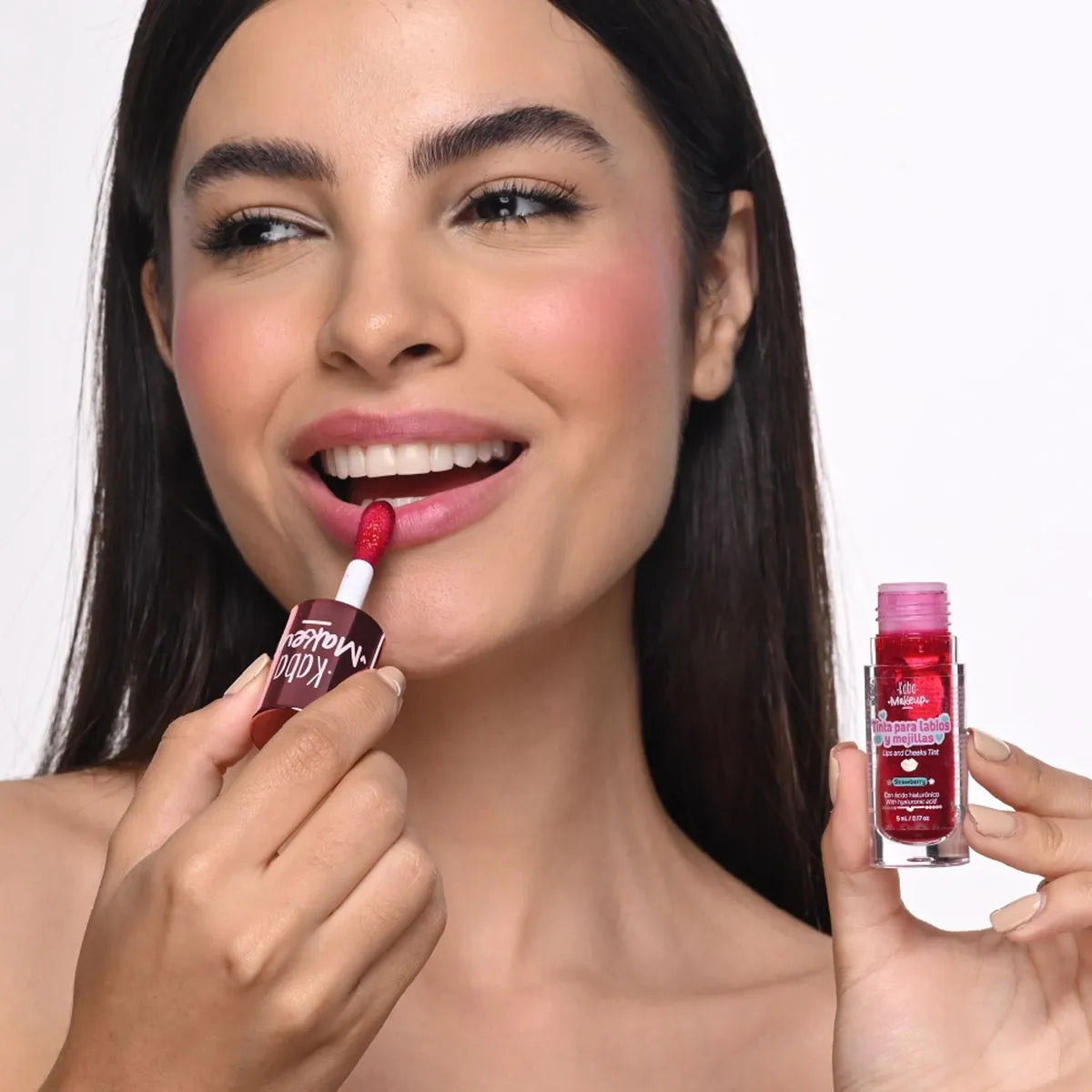 Tinta para Labios y Mejillas Strawberry Kaba Makeup 5 mL