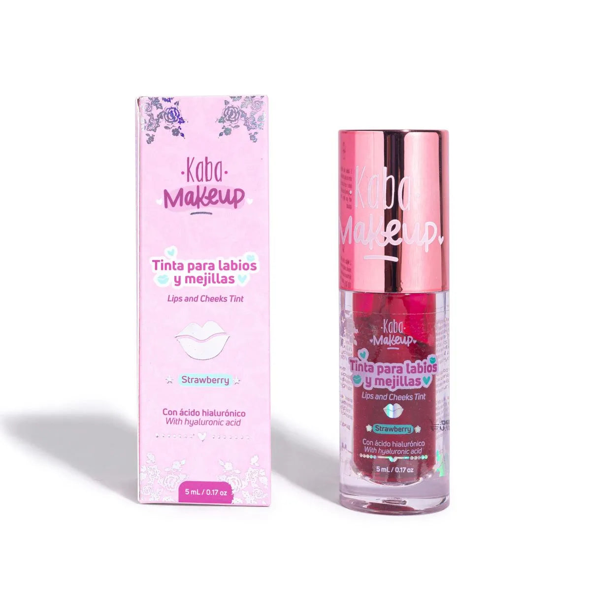 Tinta para Labios y Mejillas Strawberry Kaba Makeup 5 mL