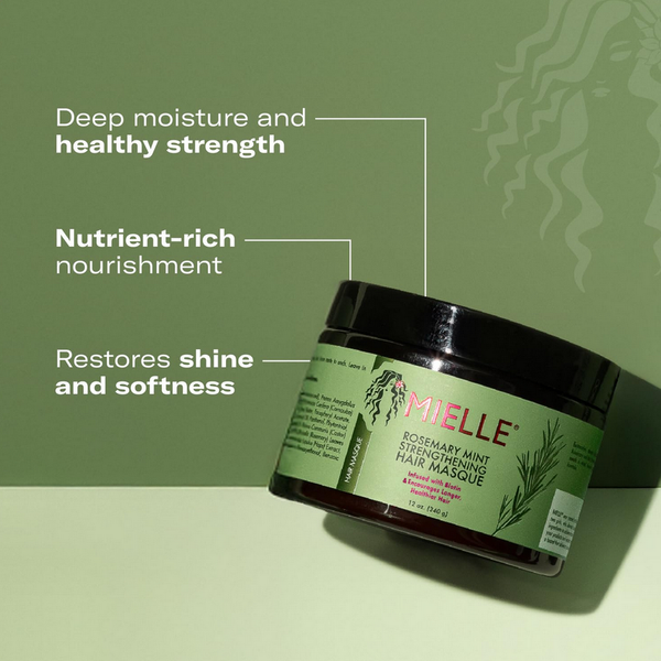 Mascarilla Fortalecedora para el Cabello de Romero y Menta 340 g