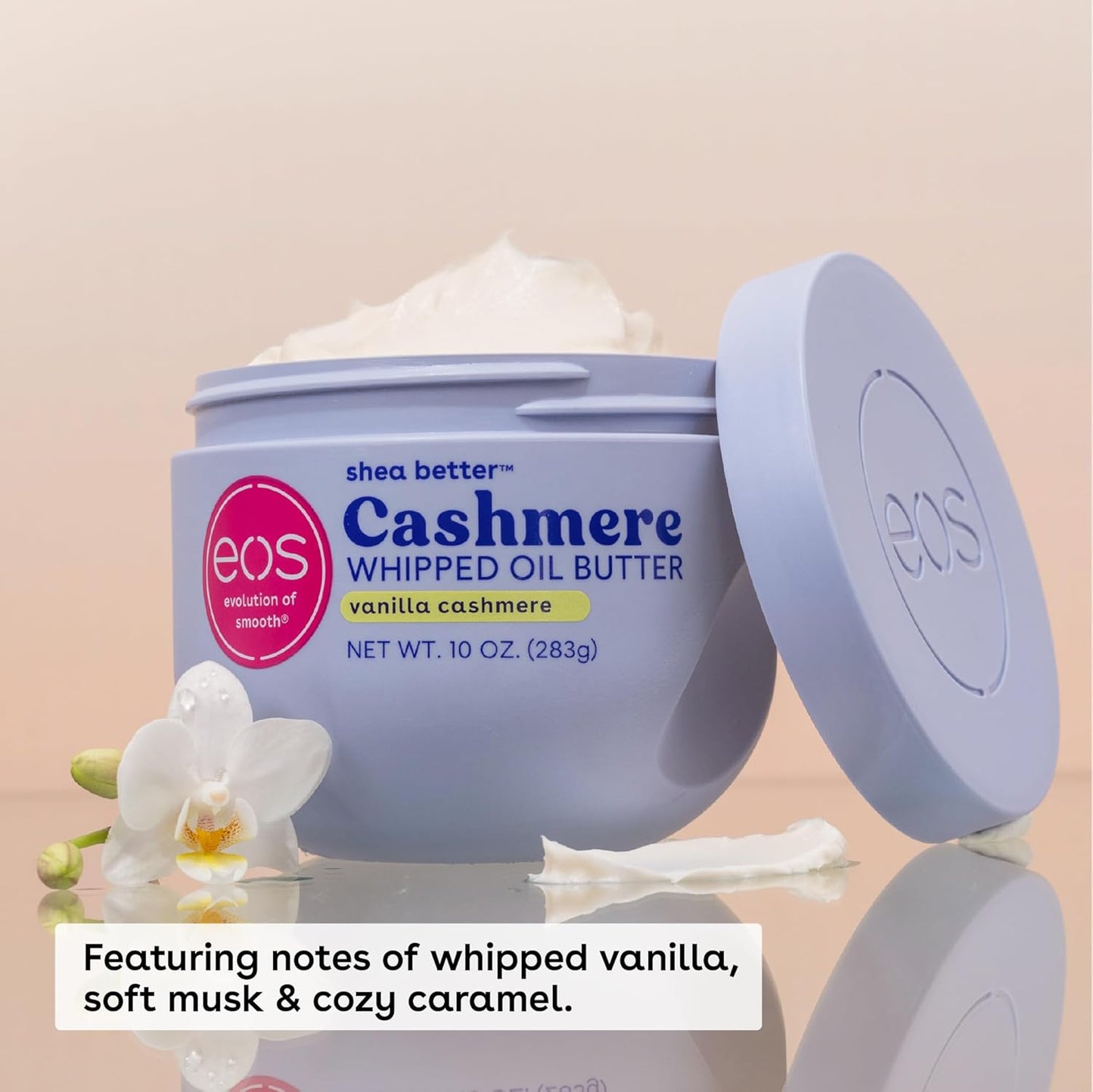 Crema corporal de aceite de cachemir batido 10 Oz