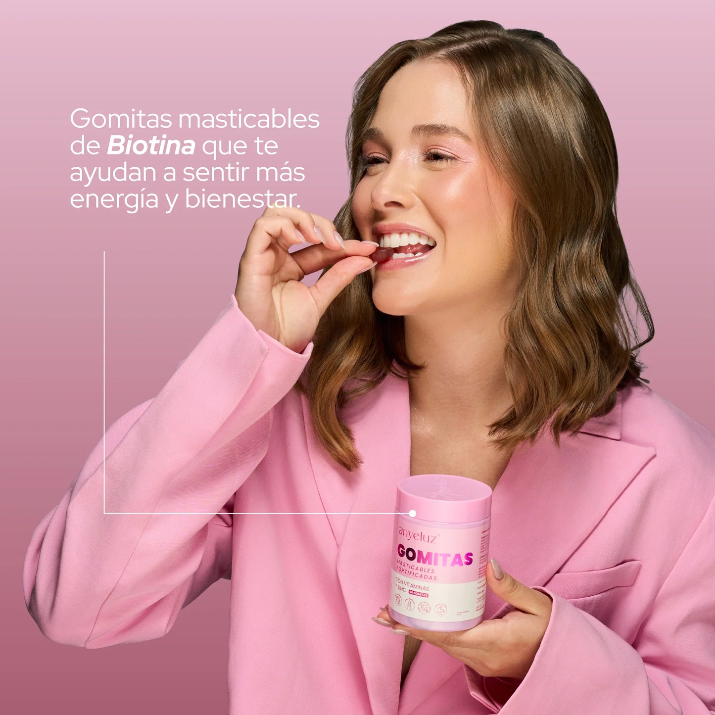 GOMITAS DE BIOTINA FORTIFICADAS