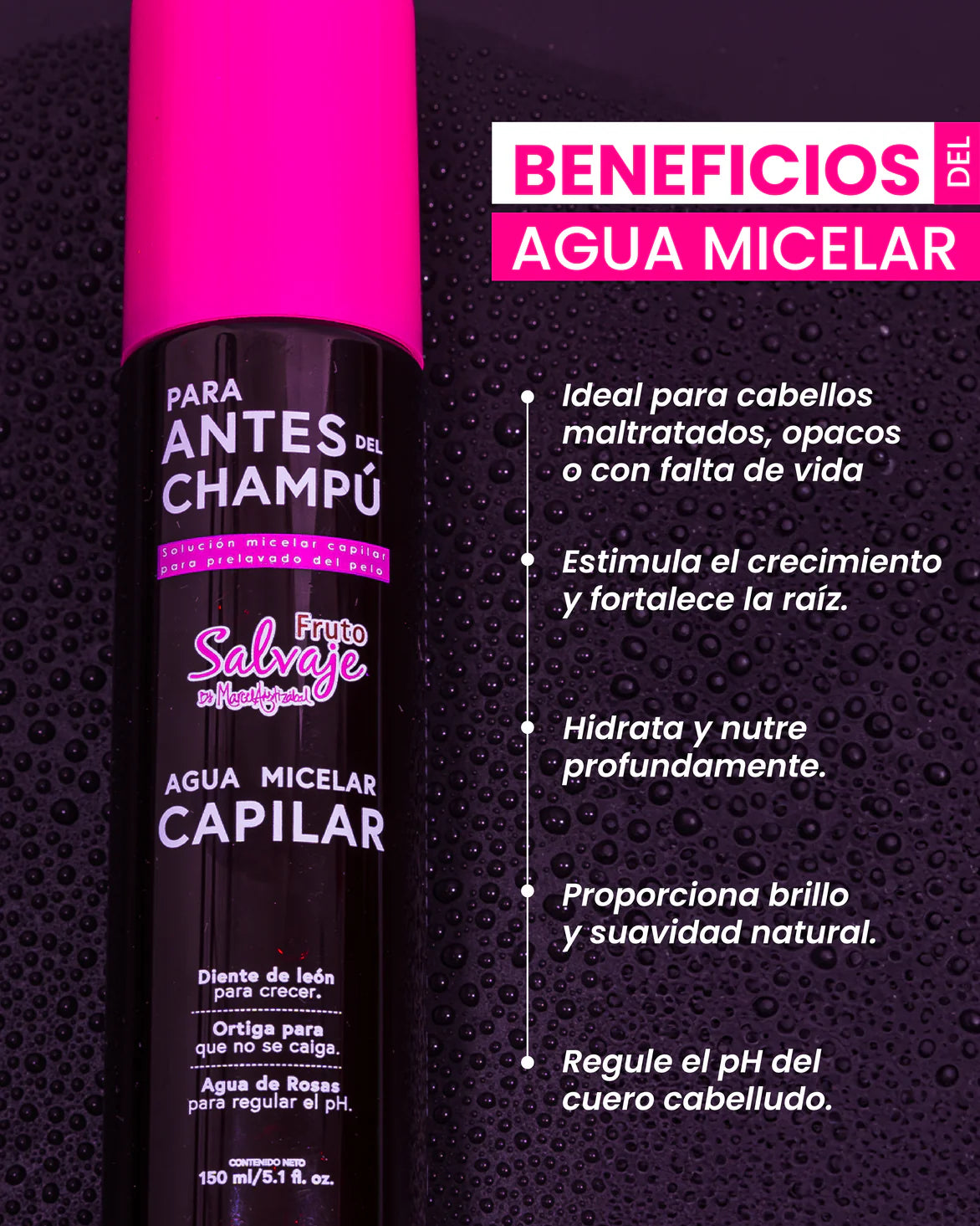 AGUA MICELAR CAPILAR 150 ML