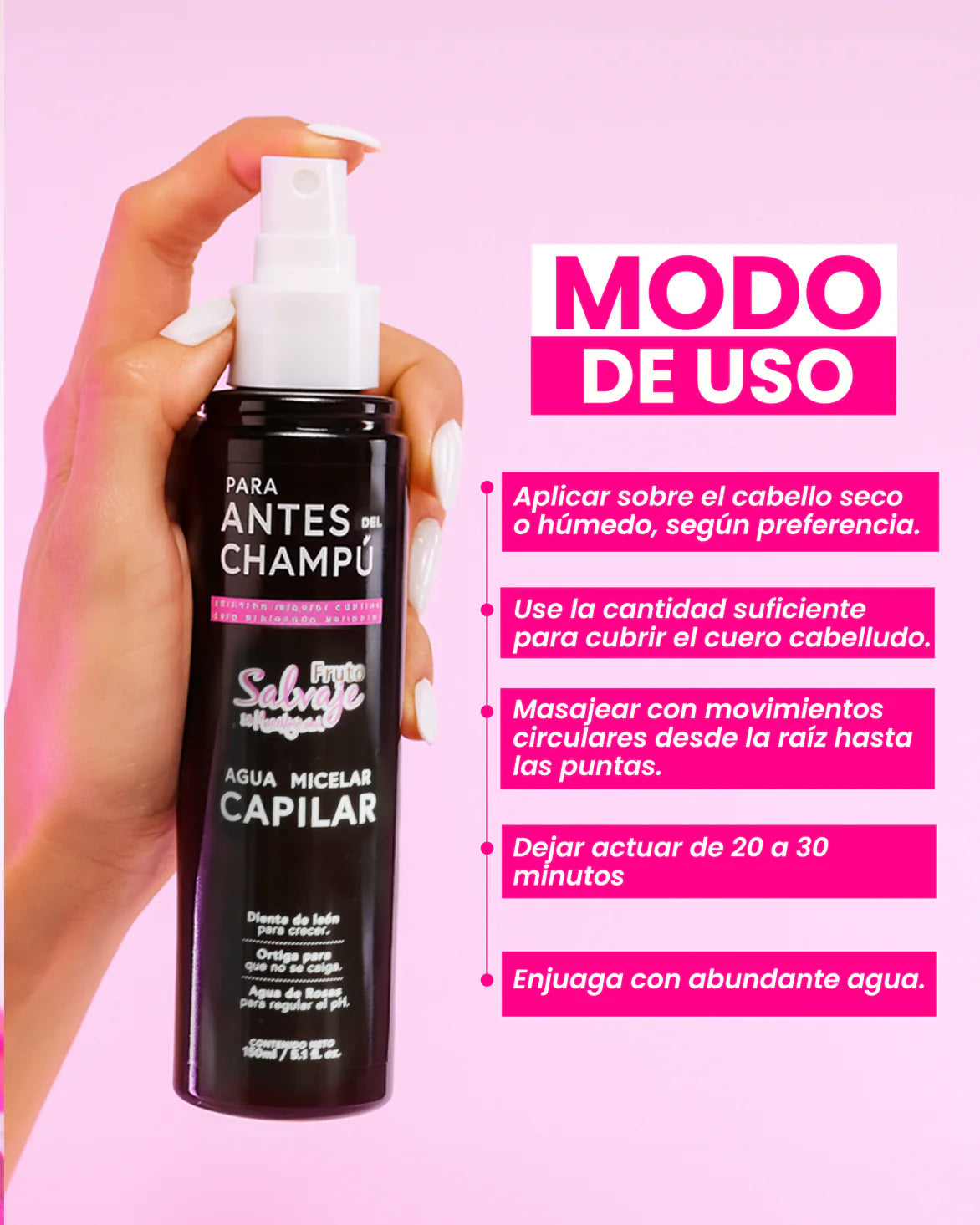 AGUA MICELAR CAPILAR 150 ML