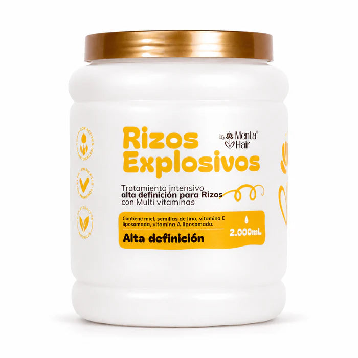 Tratamiento Capilar Rizos Explosivos X 2.000ml