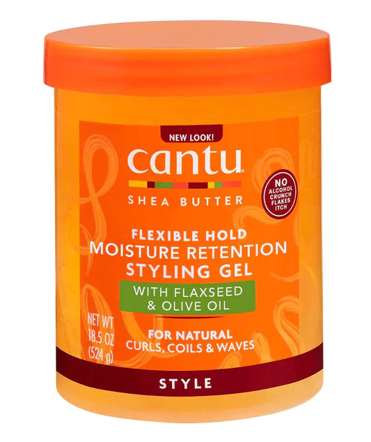 Gel para Peinar Retención de Humedad con Semilla de Lino y Aceite de Oliva 18.5oz