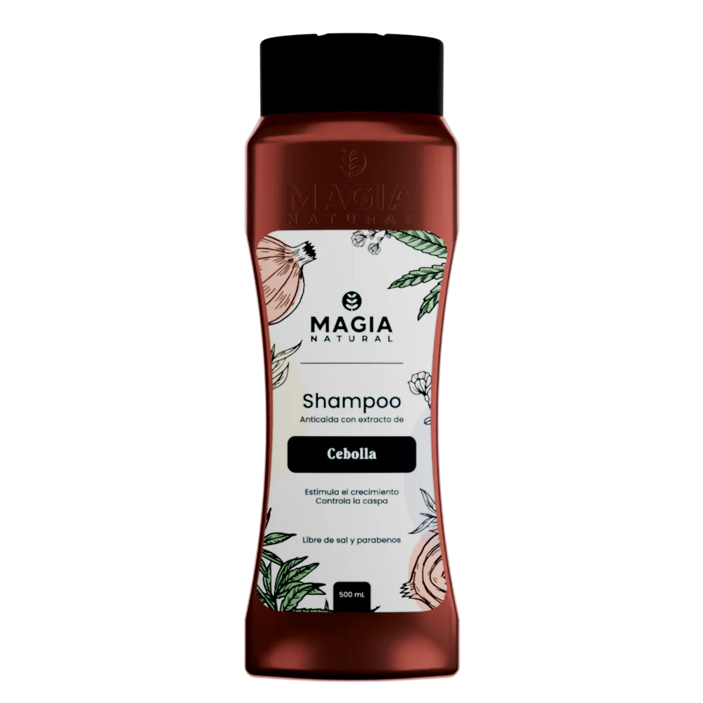 Shampoo Antigrasa y Anticaída con Cebolla y Cannabis