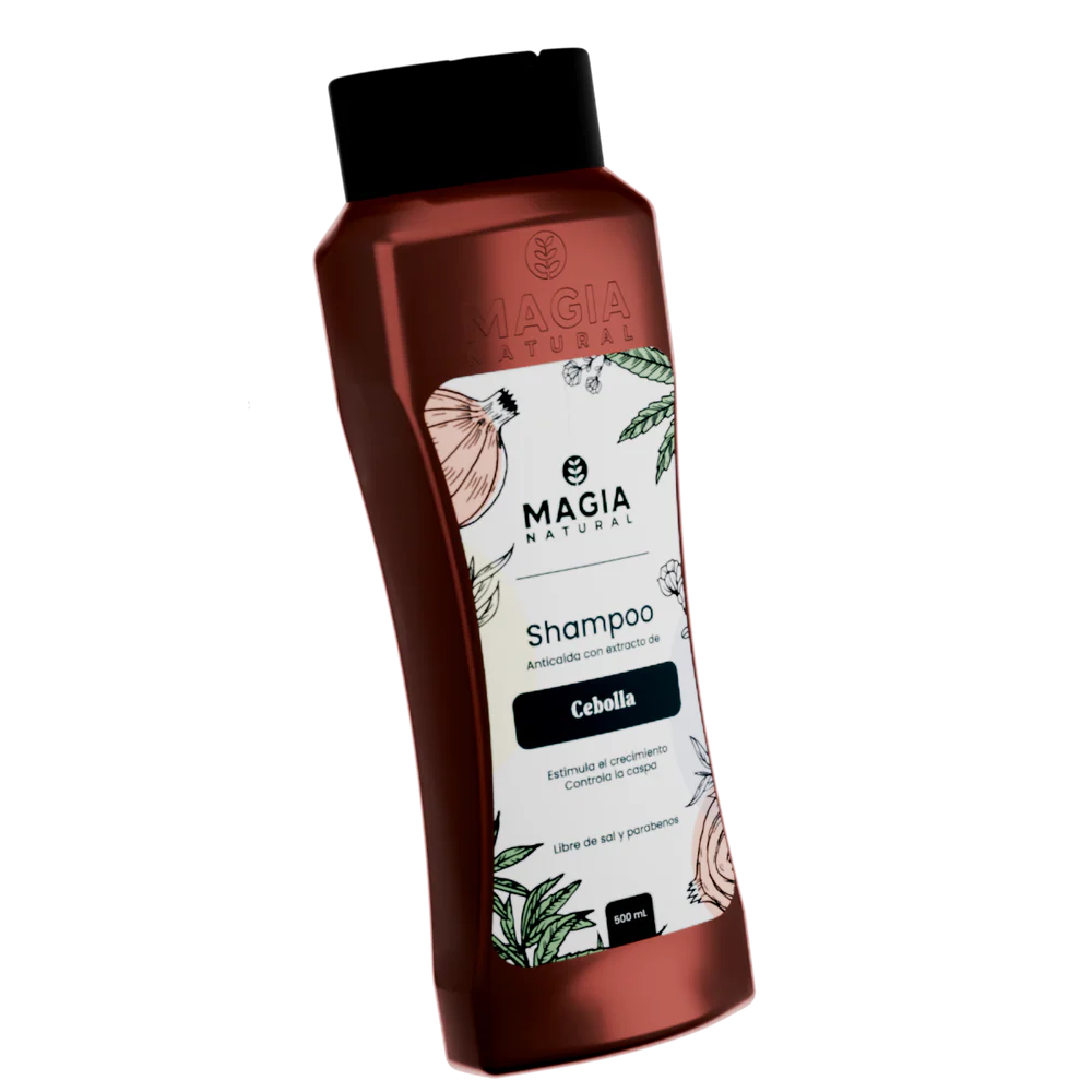 Shampoo Antigrasa y Anticaída con Cebolla y Cannabis