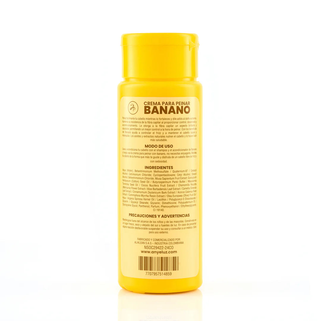 CREMA PARA PEINAR CON BANANO ANYELUZ