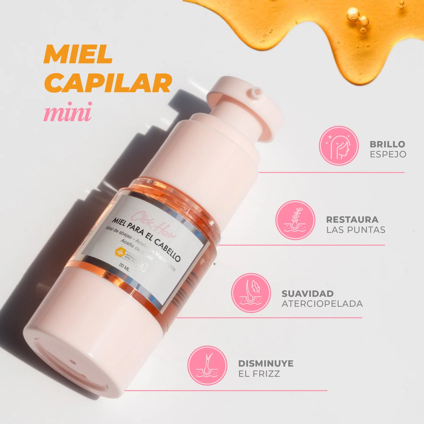 Miel Capilar con Argán 20 ML