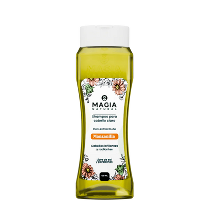Shampoo Iluminador y Aclarante con Manzanilla y Miel