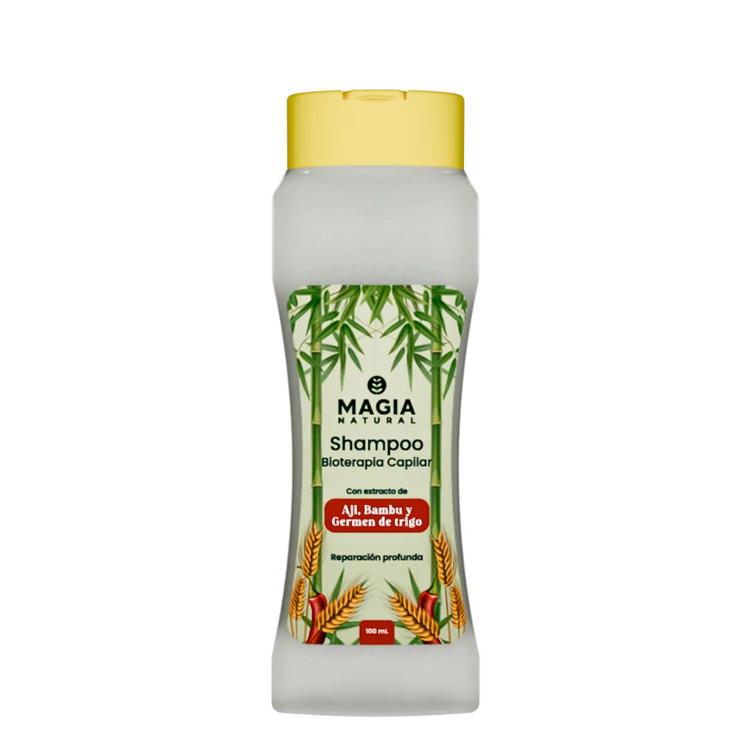 Shampoo Reparación Profunda Bioterapia con Ají y Bambú