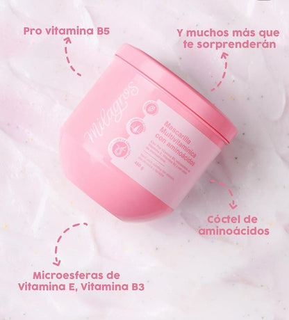 Mascarilla multivitaminica con aminoácidos Milagros