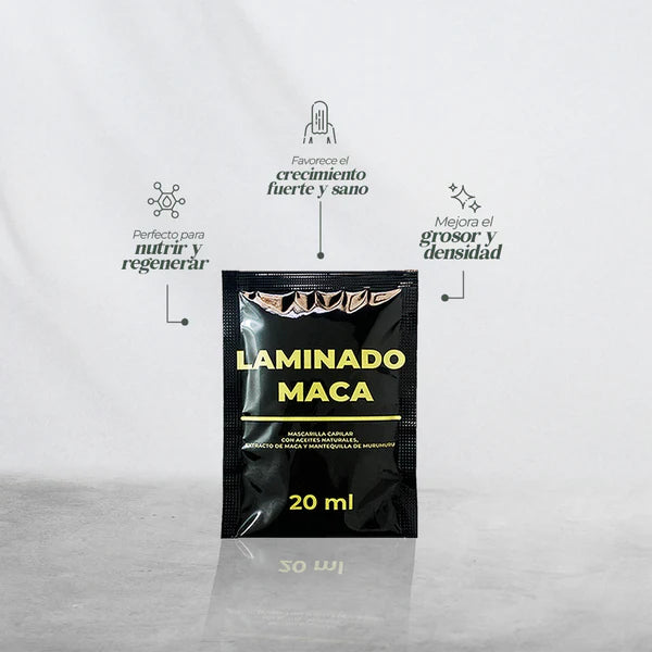 SACHET LAMINADO MACA 20 ML - Regeneración capilar