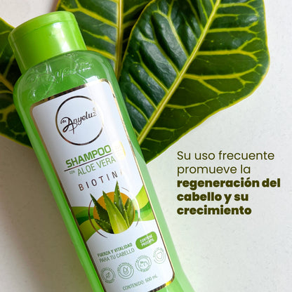 SHAMPOO CON ALOE VERA ANYELUZ