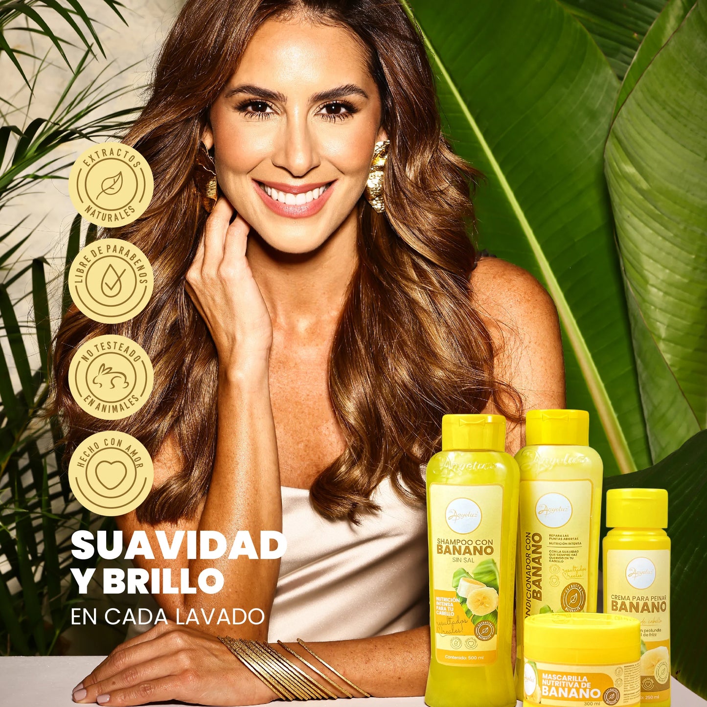 SHAMPOO CON BANANO ANYELUZ
