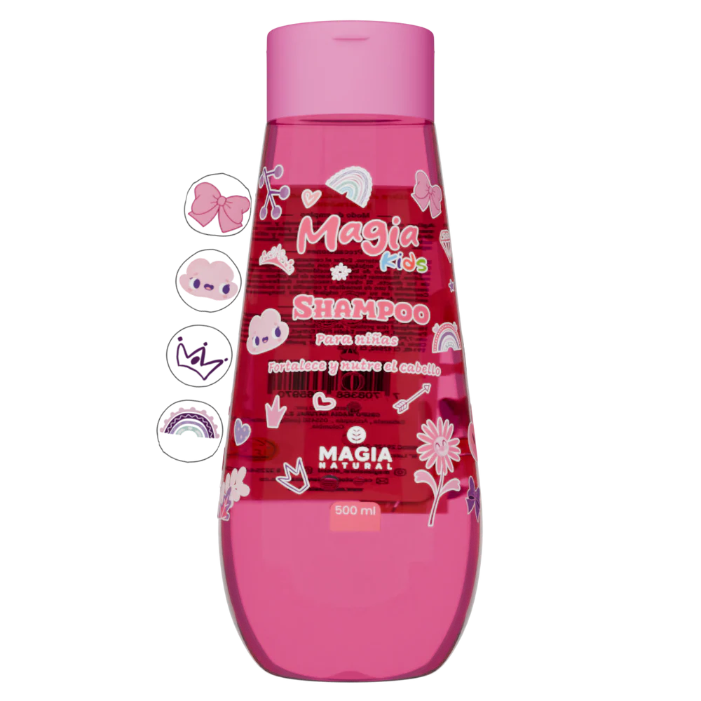 Shampoo para Niñas de Crecimiento con Arroz y Maracuyá