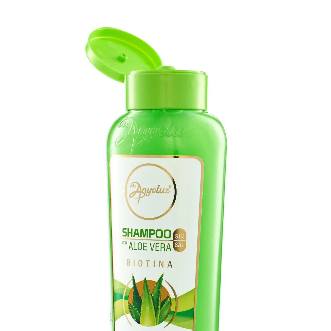 SHAMPOO CON ALOE VERA ANYELUZ
