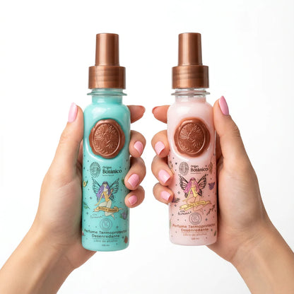 Dúo perfume termoprotector desenredante