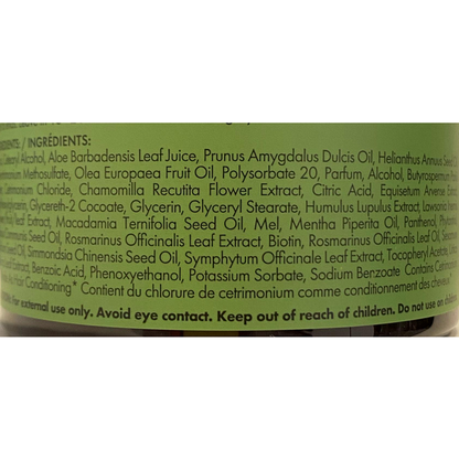 Mascarilla Fortalecedora para el Cabello de Romero y Menta 340 g