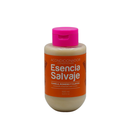 ACONDICIONADOR ESENCIA SALVAJE CANELA, ROMERO Y CLAVOS 500 ML