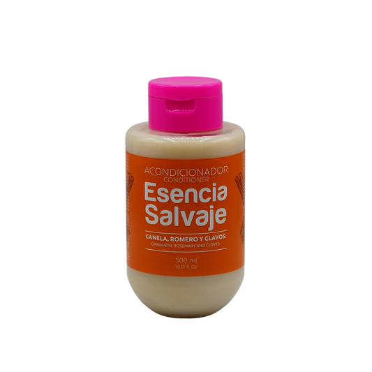 ACONDICIONADOR ESENCIA SALVAJE CANELA, ROMERO Y CLAVOS 500 ML