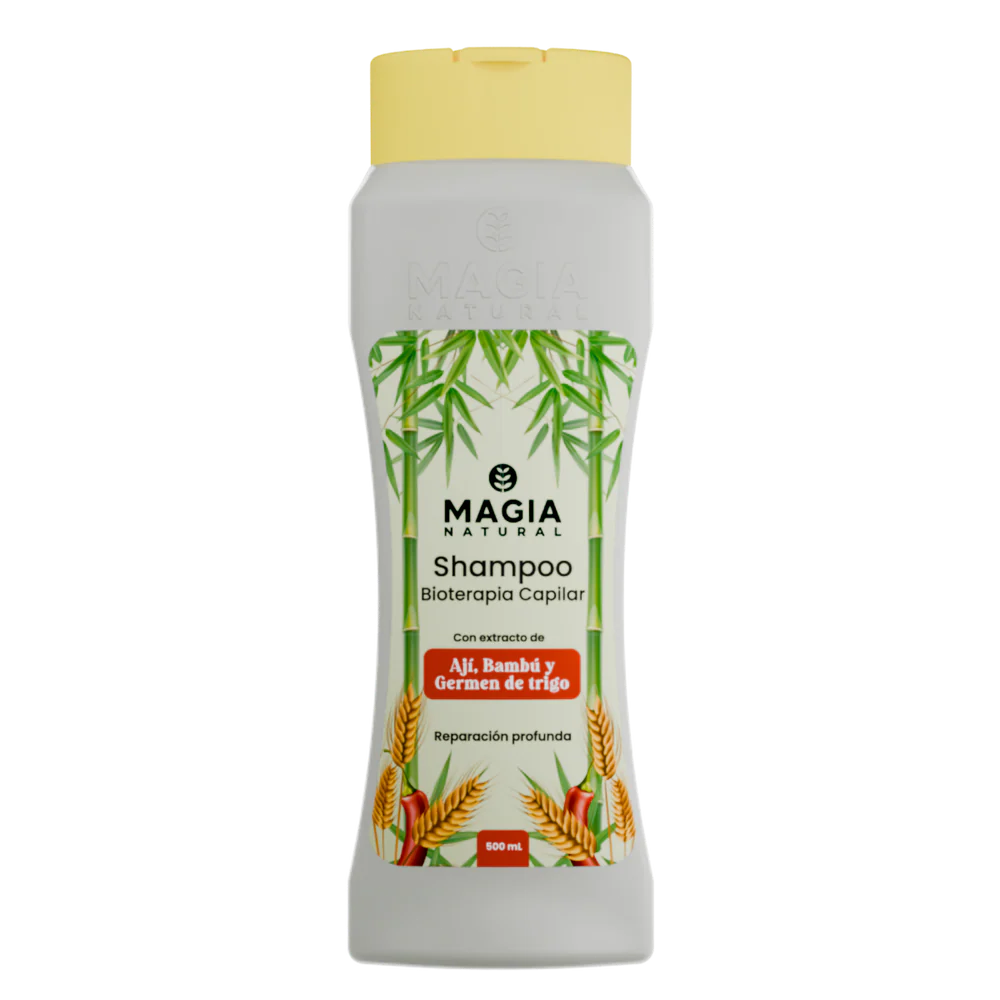 Shampoo Reparación Profunda Bioterapia con Ají y Bambú