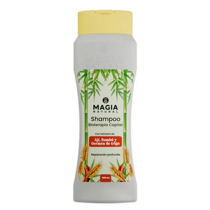 Shampoo Reparación Profunda Bioterapia con Ají y Bambú