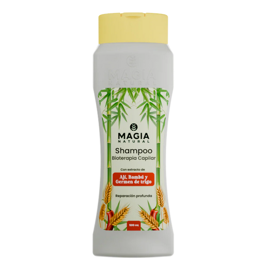 Shampoo Reparación Profunda Bioterapia con Ají y Bambú