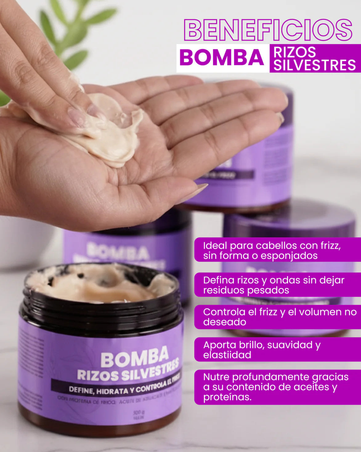 Bomba Rizos Silvestres Fruto Salvaje 300 GR