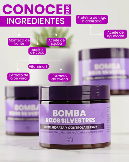 Bomba Rizos Silvestres Fruto Salvaje 300 GR