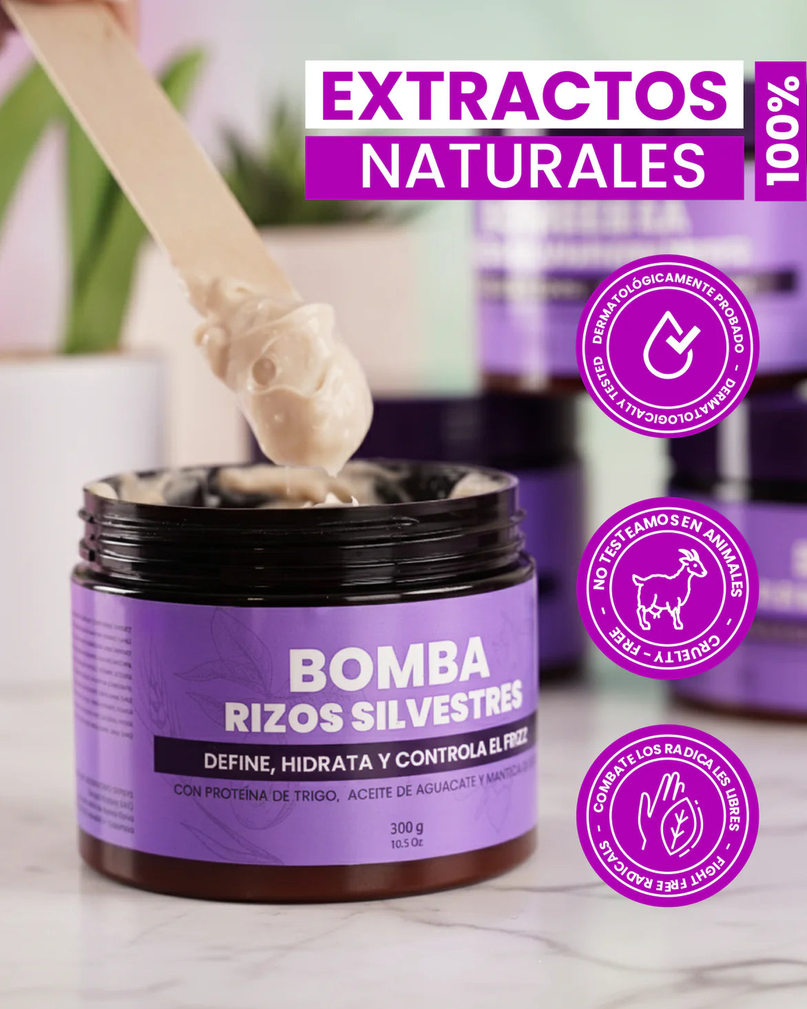 Bomba Rizos Silvestres Fruto Salvaje 300 GR