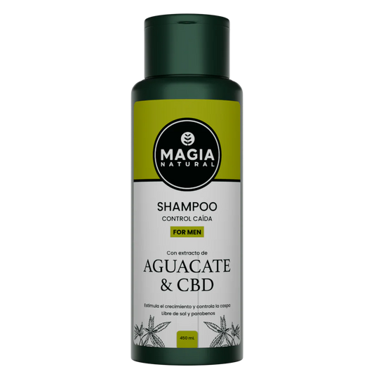 Shampoo Anticaída para Hombre con Aguacate y CBD
