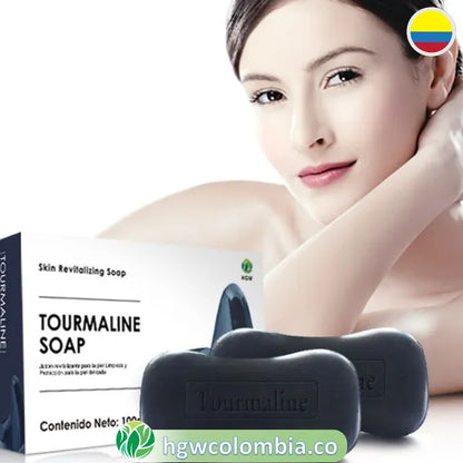 Jabón de Turmalina HGW 🧼 | Piel Suave Antiacné y Antigrasa