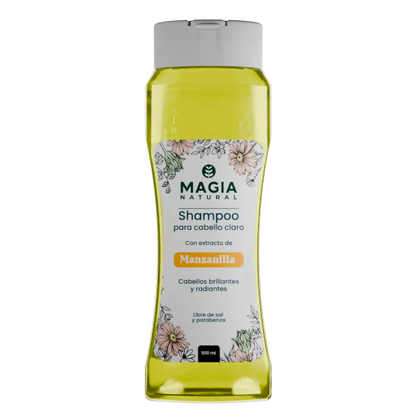 Shampoo Iluminador y Aclarante con Manzanilla y Miel