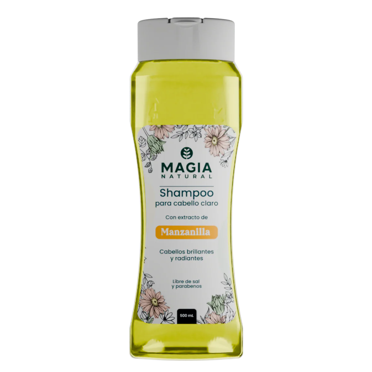 Shampoo Iluminador y Aclarante con Manzanilla y Miel