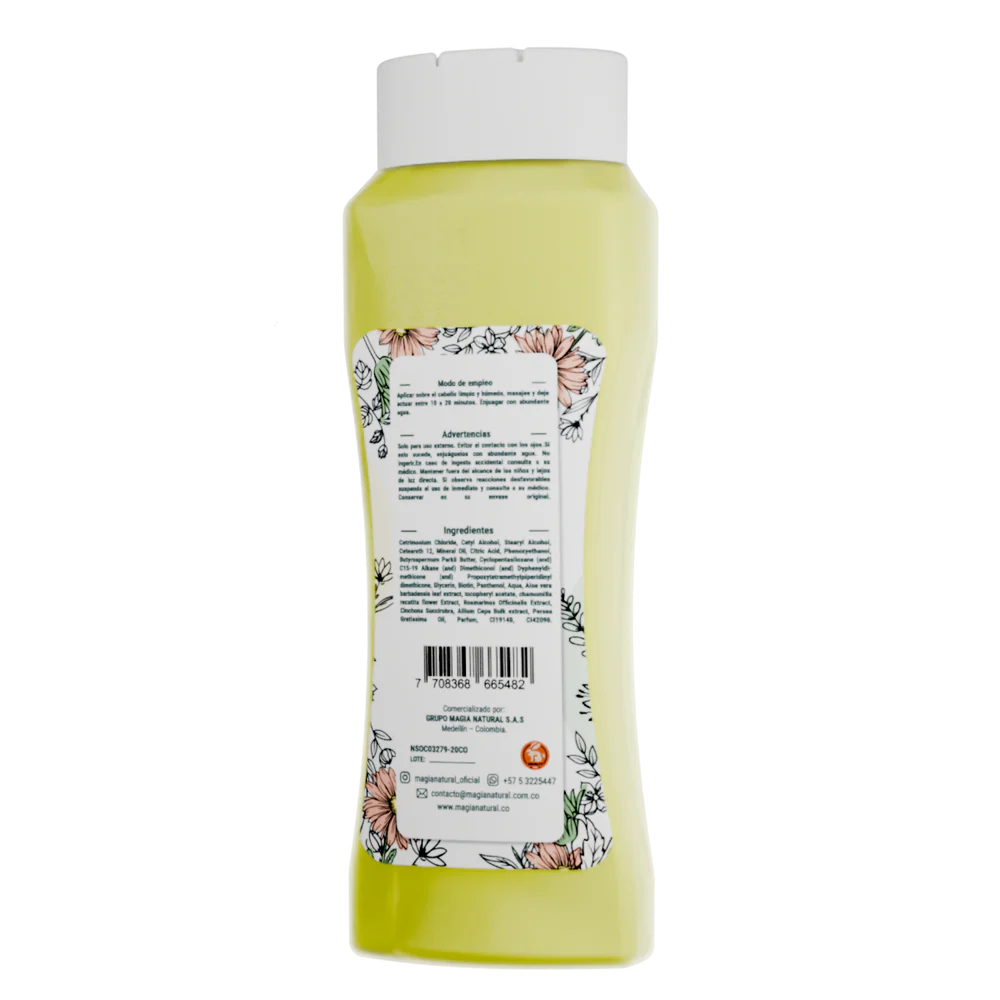 Acondicionador Iluminador y Termoprotector Manzanilla y Seda