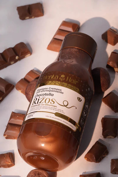Shampoo Cremoso Chocotella para Rizos X 550 ml